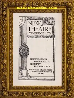 Cambridge New Theatre – The Farmer’s Wife – 1925