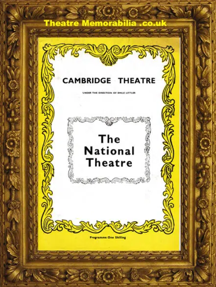 Cambridge Theatre – Merchant Of Venice – 1970 – L Olivier