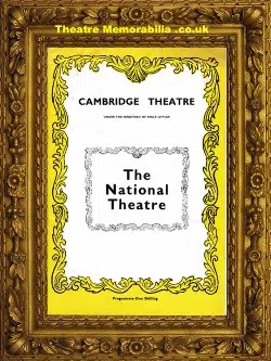 Cambridge Theatre – Merchant Of Venice – 1970 – L Olivier