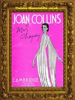 Cambridge Theatre – Mrs Cheyney – 1980 – Joan Collins