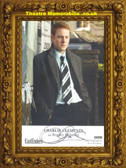 Charlie Clements Autograph Signed Eastenders Bradley Branning