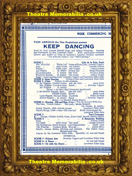 Chelsea Palace Theatre - Keep Dancing - C 1929