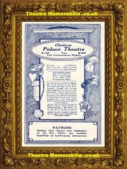 Chelsea Palace Theatre – Keep Dancing – C 1929