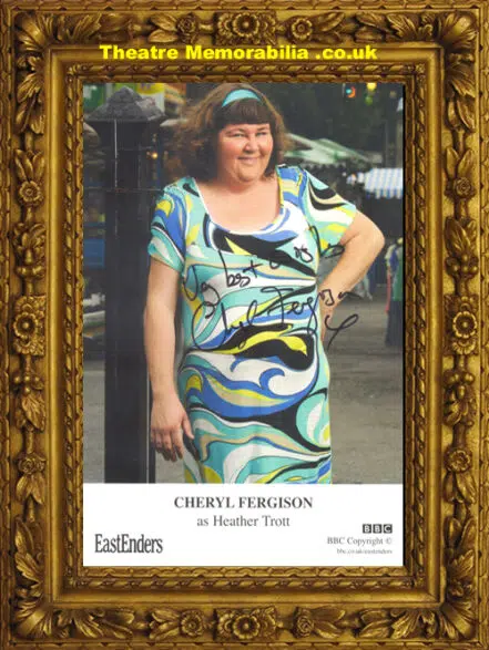 Cheryl Fergison Autograph Signed Eastenders Heather Trott