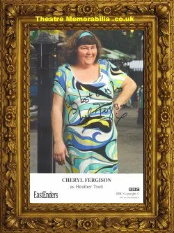 Cheryl Fergison Autograph Signed Eastenders Heather Trott