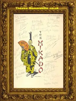 Coventry Sibree Hall – The Mikado – 1937 – Multi Autographed