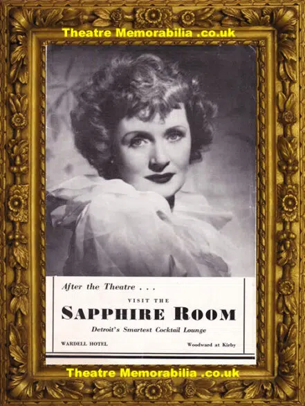 Detroit USA Shubert Lafayette Theatre – Vinegar Tree – 1942