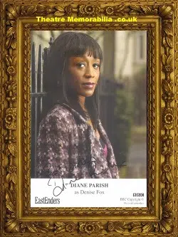 Diane Parish Autograph Signed Eastenders Denise Fox
