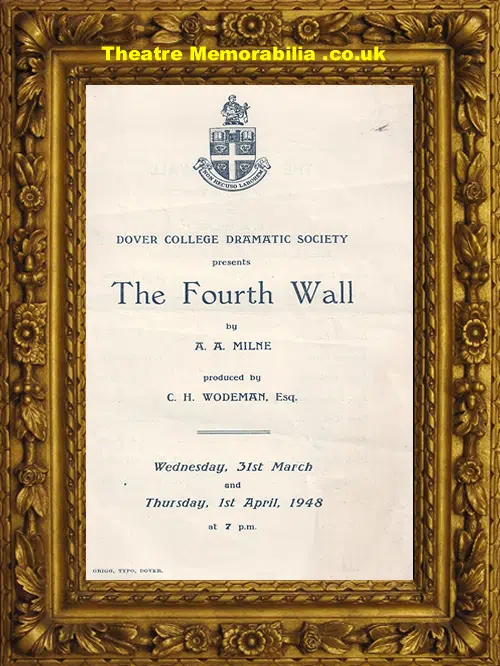 Dover Collage Dramatic Society - The Fourth Wall - 1948