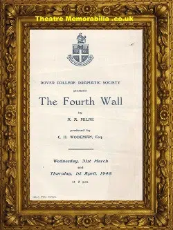 Dover Collage Dramatic Society – The Fourth Wall – 1948