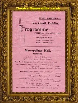 Dublin Feis Ceoil Metropolitan Hall Festival 1944 – Ireland