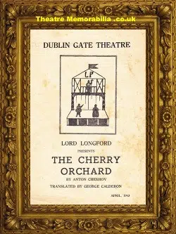 Dublin Gate Theatre - The Cherry Orchard 1943 - Irealnd