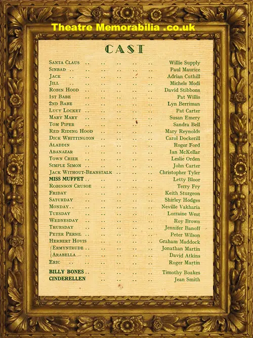 East Hove Junior School - Cinderellen - 1953