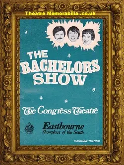 Eastbourne Congress Theatre – The Bachelors – 1972 Arthur Askey