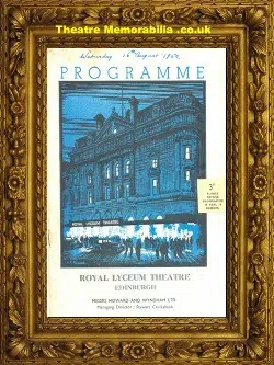 Edinburgh Royal Lyceum – Daphne Laureola – 1950 Multi Signed