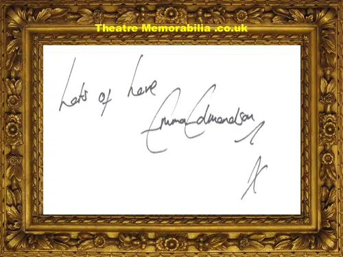 Emma Edmondson Autograph Signed - Coronation Street