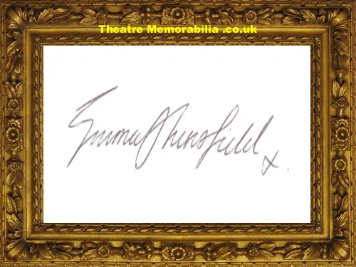 Emma Stansfield Autograph Signed - Coronation Street