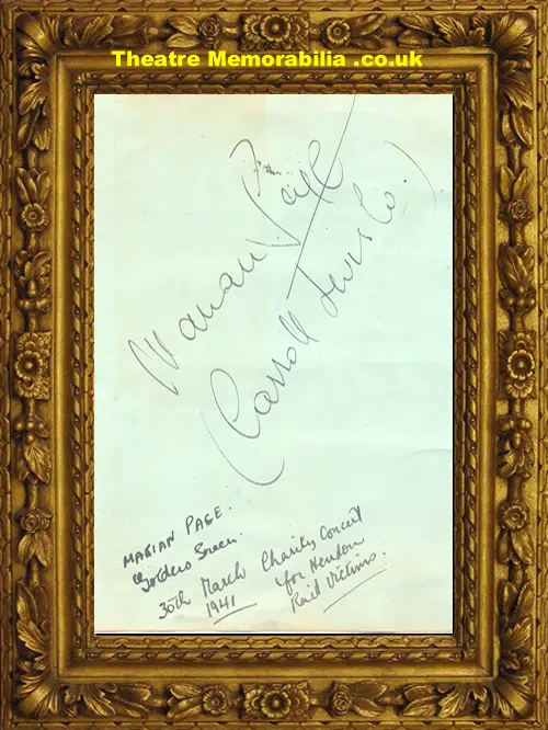 Ethel Earl - Maud Millett - Marie Montrose + Autographs 1900's