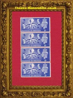 Festival Of Britain 1951 - 4 Unused Postage Stamps