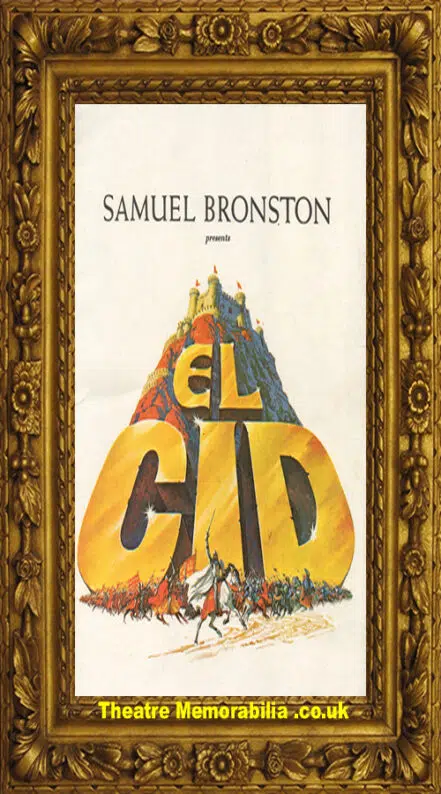 Film – London – El Cid – 1961 Charlton Heston – Sophia Loren