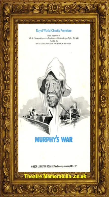 Film – London Odeon – Murphy’s War – 1971 Premiere Peter O’Toole