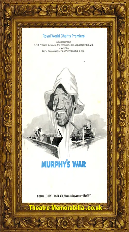 Film - London Odeon - Murphy's War - 1971 Premiere Peter O'Toole