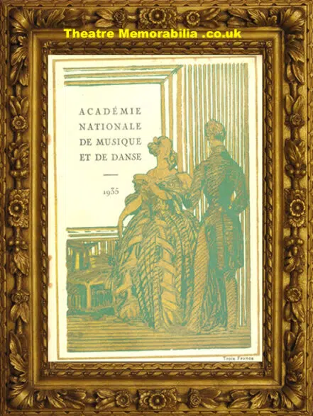 France Academie Nationale – Aida – 1935