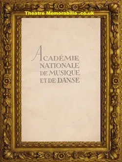 France Academie Nationale De Musique ET De Danse 1938