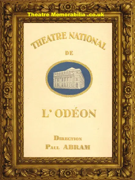 France National Theatre – History – 1932