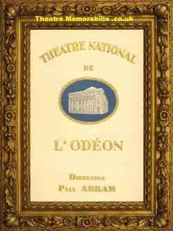 France National Theatre – History – 1932