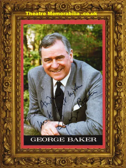 George Baker Autograph Signed Photograph – Ruth Rendell