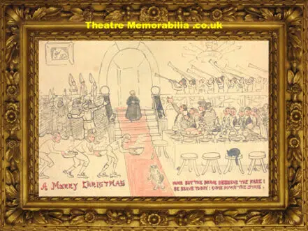 George Calderon Hand Made Christmas Card – Playwright 1868