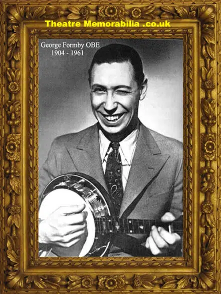 George Formby Autograph Genuine Signed Picture Autographed 1936