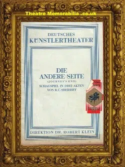 German Deutsches Theatre Programme – 1920’s