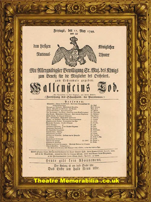 German Staats Theatre Programme 1927
