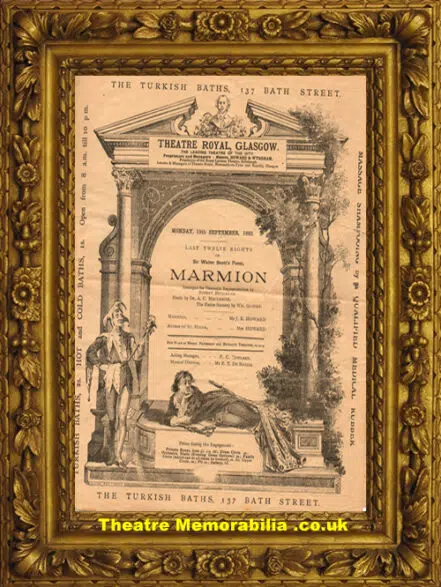 Glasgow Theatre Royal – Marmion – 1892