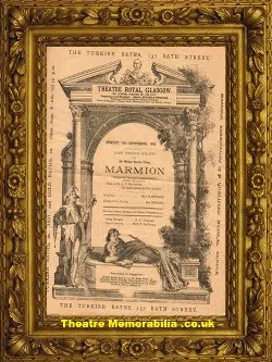 Glasgow Theatre Royal – Marmion – 1892