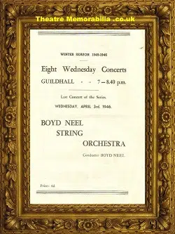 Gloucester Guild Hall – Boyd Neel Concert – 1946