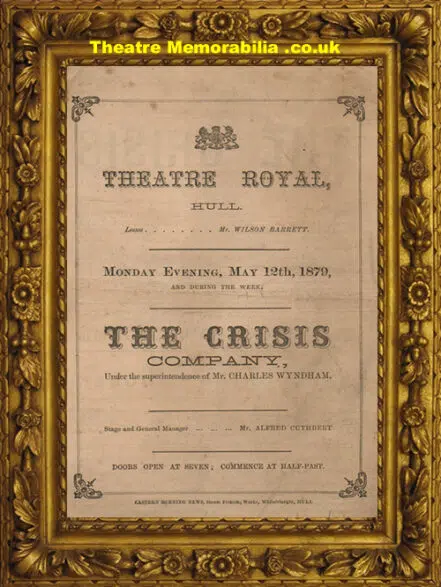 Hull Theatre Royal – The Crisis – 1879