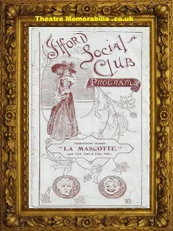 Ilford Town Hall – Social Club – La Mascotte – 1903