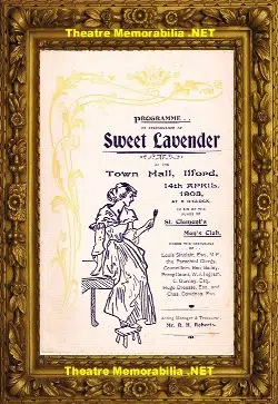 Ilford Town Hall – Social Club – Sweet Lavender – 1903 – PLUS