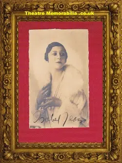 Isobel Jeans Autographed Old Picture