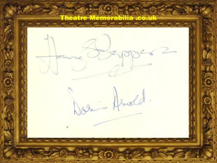 Ivor Novello Singed Autograph PLUS