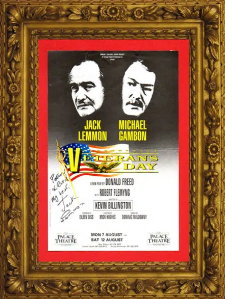 Jack Lemon Autograph Theatre Flyer Palace Theatre Manchester