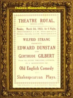 Kings Lynn Theatre Royal – Shakespeare Plays – 1923