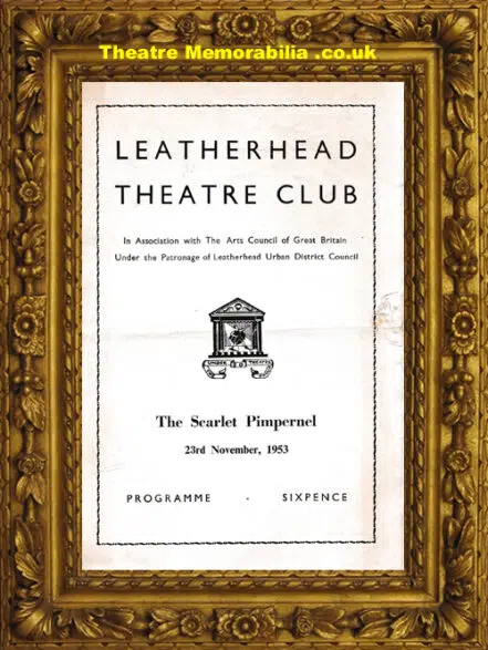 Leatherhead Theatre – The Scarlet Pimpernel – 1953