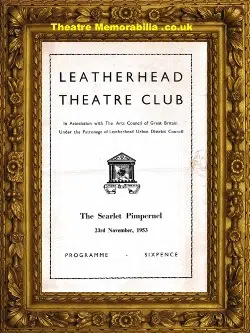 Leatherhead Theatre – The Scarlet Pimpernel – 1953