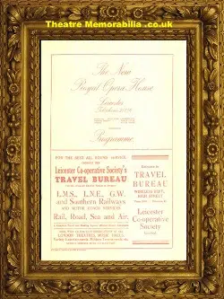 Leicester Royal Opera House – White Horse Inn – 1932