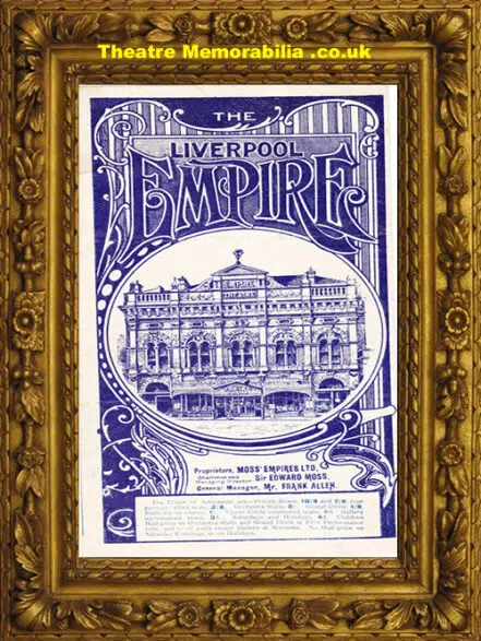 Liverpool Empire Theatre – Variety Show – 1912 – Football Dogs
