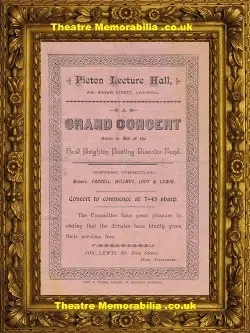 Liverpool Parochial Hall – Grand Concert – 1909 – New Brighton